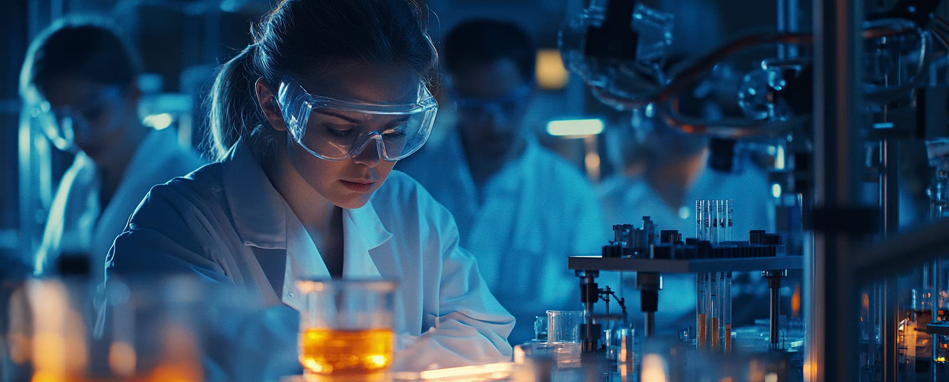 Imagem ilustrativa de tecnologia e pesquisa médica